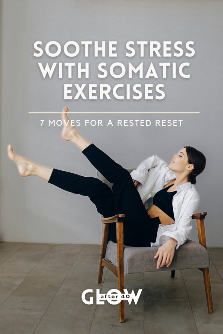 For the fabulous 40+ woman juggling career, family and social life, finding time for herself can be nearly impossible. Endless to-dos leave you frazzled, exhausted, and disconnected from your body. But don't worry, I have the perfect recipe to help you reclaim your radiant glow! When you take the time to do some of these gentle, soothing somatic movements, you'll be surprised at how much tension melts away. You'll walk away feeling more relaxed and radiant. Who couldn't use a little of that?