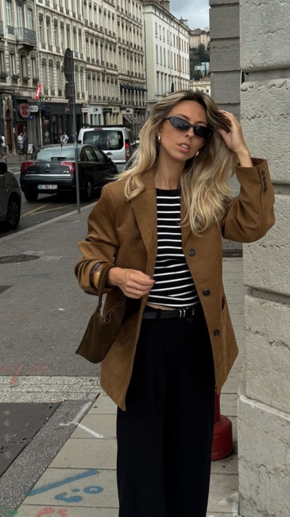 2.5. Boss Lady Vibes - suede jacket-min @morganewaquez