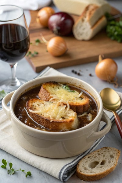12. Crockpot French Onion Soup